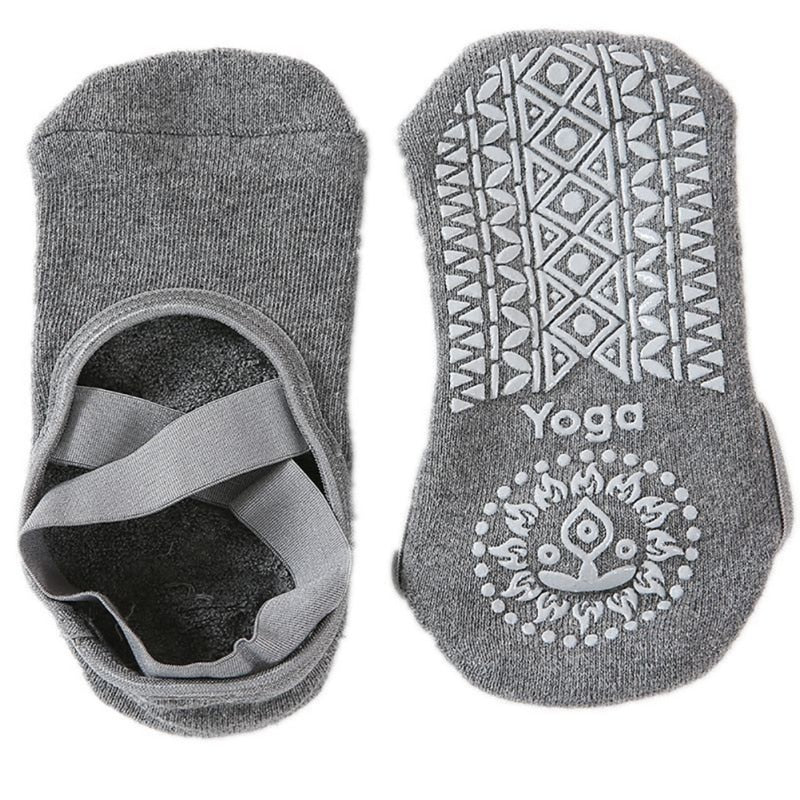 Cotton Yoga Socks with Bandage